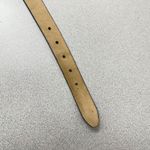 Brighton Vtg Leather Belt M/L 32 Black Croc Embossed Mixed Metal Buckle 1" Dress Photo 9