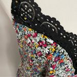 Cacique  Sleep Dress Nighty Night Gown Halter Lace Cotton Modal Black Pink Grey Photo 2