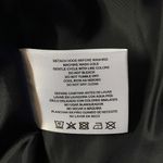 Gallery Womens Puffer Coat Small Black Hooded Faux Fur Full Zip Winter Outerwear Photo 9