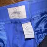 Chico's Chico’s So Slimming bright blue cropped 2.5/14 pants Photo 1