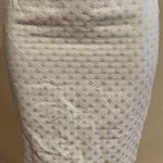 Ann Taylor Factory Ivory W Silver Vertical Strips & Dots SZ 2 Great Condition Photo 0