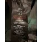 Topshop Lace Maxi Fishtail Slip Dress Green Print Size US 4 Photo 5