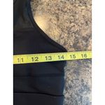 Zyia  Active Medium All Star Black Sports Bra Mesh Detailing Back Zip Closure Photo 8