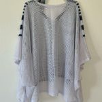 Mapale Navy White Cover Up & Beach Dress Photo 3