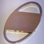 Elegant Silver Tone and Gold Tone Key Holder Keychain Photo 0