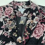Susan Graver GRAVER  Floral Tapestry Rhinestone Embellished Blazer Coat Photo 11