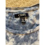 CHAPS  Red, White. & Blue Tie Dye Sleeveless Top XL Photo 3