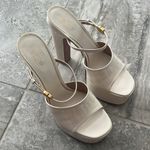 Valentino Garavani Patent High Heel Platform Slides, Size 41 New in Box $1,200 Photo 2