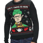 The office Dwight ugly Christmas sweater Size 4 Photo 0
