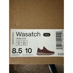 Kizik Wasatch Water Resistant Oxblood Burgundy Graphite Hiking Shoes 10 Wide Photo 7