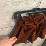 Athleta  Women’s Skyline II High Waisted Belted Shorts, Terracotta, Size 4 Photo 3