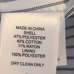 CeCe  Tweed Checkered‎ Fringe Pockets Green White Blazer Jacket Size 10 Photo 6