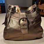 Coach Soho Lynn Hobo bag in metallic bronze leather with silver-tone hardware Photo 0