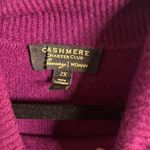 Charter Club 100% Cashmere Rich Purple Turtleneck Sweater | Size 2X Photo 1