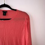 Ann Taylor NWT Pink Puff Sleeve Cotton Lightweight Sweater Photo 5