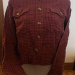 American Eagle  cropped flannel Photo 4