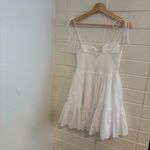 NWOT Staud Landry mini dress in white Size M Photo 2
