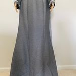 Grey Long Sleeve Gown Silver Size 8 Photo 2