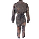 Retrofête Retrofete Shirelle Jumpsuit in Sepia Brown Acid Wash Photo 13