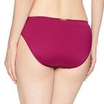 Ralph Lauren LAUREN  Women's Dark Pink Solid Beach Club Bikini Swim Bottoms sz 6 Photo 3