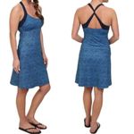 Patagonia Morning Glory Dress, Navy Blue Diamante | Size Medium Photo 1