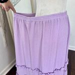 Cato  Fairy Whimsygoth Tiered Pastel Light Purple Layered Midi Maxi Skirt XL Photo 4