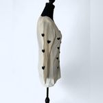 Cute cream with black heart sweater dress Photo 2