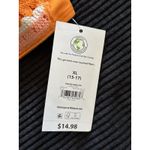 No Boundaries  Orange/White Crocheted Bikini Top Size‎ XL Straps Tie Lined Photo 2