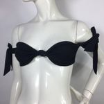 Kendall + Kylie  Tie Sleeve Bikini Top Size S Black Photo 5