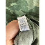 Splendid  Camo Print Pullover Sweatshirt Green Size Small Photo 3