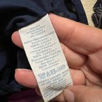 Boden blue linen polka dot embroidred mini dress 4P Purple Photo 7