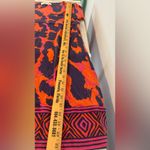 Diane Von Furstenberg  DVF 100% Silk Dress Empire Waist 3/4 Sleeves Mod Print 4 Photo 4