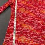 Energie  Orange Pink Waffle Print Longsleeve Top. Yoga. Stretch. Soft. Comfy. XL. Photo 3