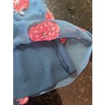 CAbi ‎ Style 3445 Blushing Floral Blouse Teal Sz XS Peplum Lined Tank Shirt Top Photo 5