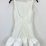 Lulus Superb Aura White Ruffled Drop Waist Mini Dress Bubble Hem Party XS NWT Photo 9