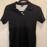 Theory  Ilsa Shock Polo Polka Dot Knit Dress Photo 4