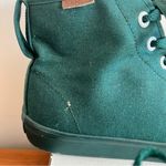 BANGS Green Canvas High Top Sneakers Shoes Women Size 6 Men’s Size 4.5 Photo 2
