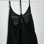 Joe Boxer  Black Mesh Stretchy Spaghetti Strap Swimsuit Coverup Photo 1