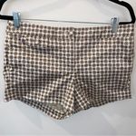 J.Crew Cream Mahali Dot Jubilee Print Patterned Shorts Tan Beige Size 10 Photo 0