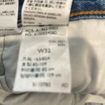 Levi's 501 original denim short. Size 32 plus size Photo 9