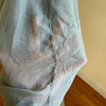 Amanti Delicate Light Blue Boxy Lace Silk Dress Floral Oversize Relaxed Fit SZ S Photo 10