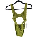 Good American  Womens Always Fits Monokini Swimsuit Chartrusse Green 00/0 XXS/XS Photo 4