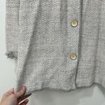 J. McLaughlin Womens Nan Cardigan Sweater XS Gray Tweed Fringe Button Jacket NEW Photo 3