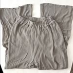 West Kei x Nordstrom Sage Green Super Wide Leg Flowy Gauze Pants XS Photo 3