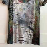 Daytrip Green Distressed Short Sleeve Shirt Photo 2