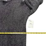 Something Navy Sweater Dress Knit Shimmer Gray Silver Metallic Size LARGE New Photo 9