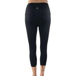 Aritzia  Black Leggings with Gold Detail Photo 1