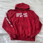The Great Red hoodie  Size small Condition:   Color: red and white  Details : - Pullo Photo 0