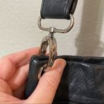 Margot Grey Leather Crossbody Handbag Black Photo 4
