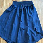 Lululemon Navy Blue Drawstring Athletic Skirt Size 6 Photo 0